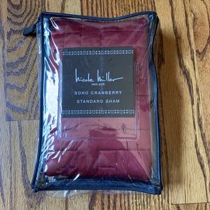 Nicole Miller Standard Sham - Soho Cranberry